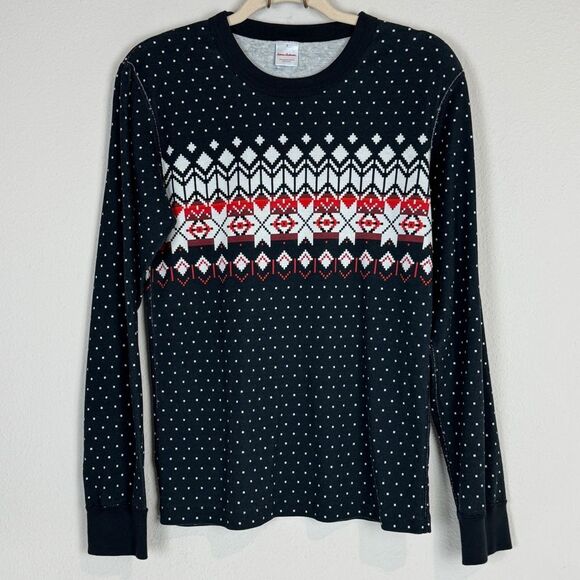 Hanna Andersson Organic Cotton Heritage Fairisle Top S - Picture 1 of 6